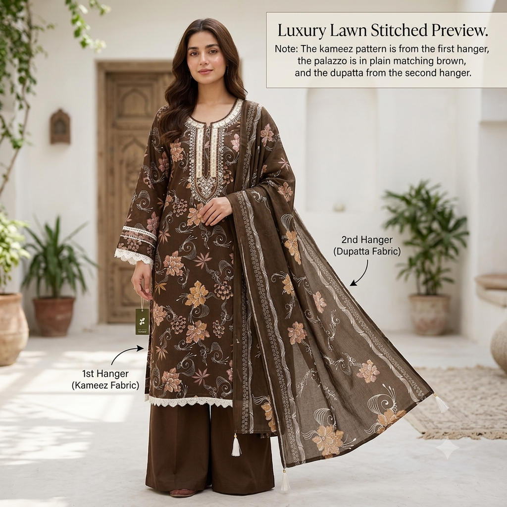 Zohaishi — Rayon Unstitched Premium Suit