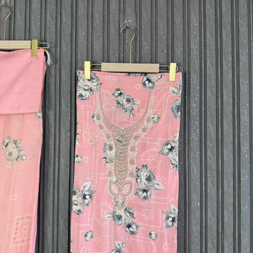 Mariyam Nafees soft unstitched suit