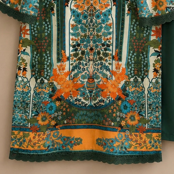 Afshan Pakistani Lawn Suit Rayon