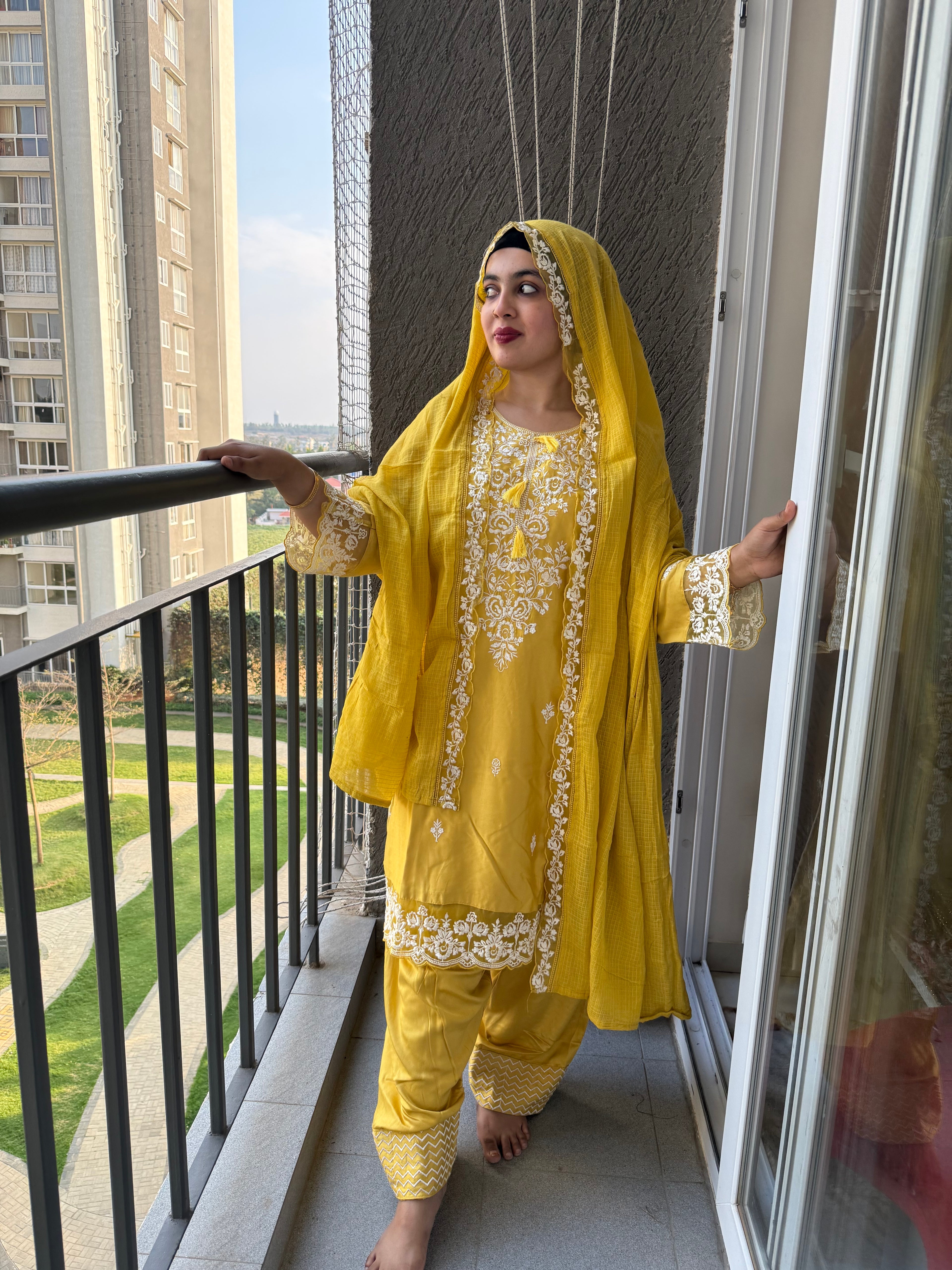 Aurevia - Premium FARSHI Salwar Co-ord Set