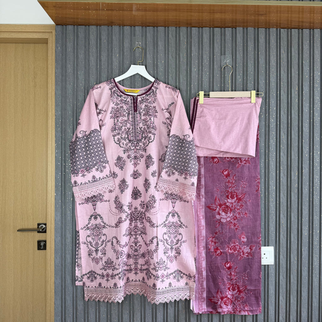 Nasra jamal pakistani lawn set