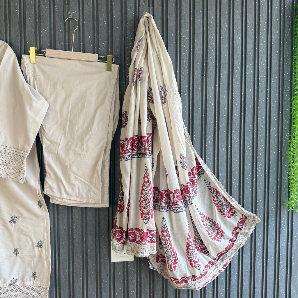 Adeeba Pakistani cotton suit