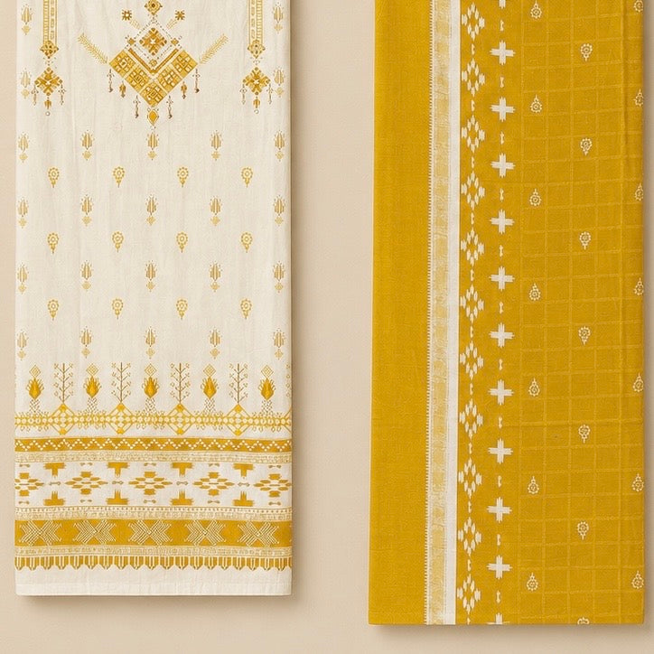 Vehrieza Pure Cotton Unstitched Suit