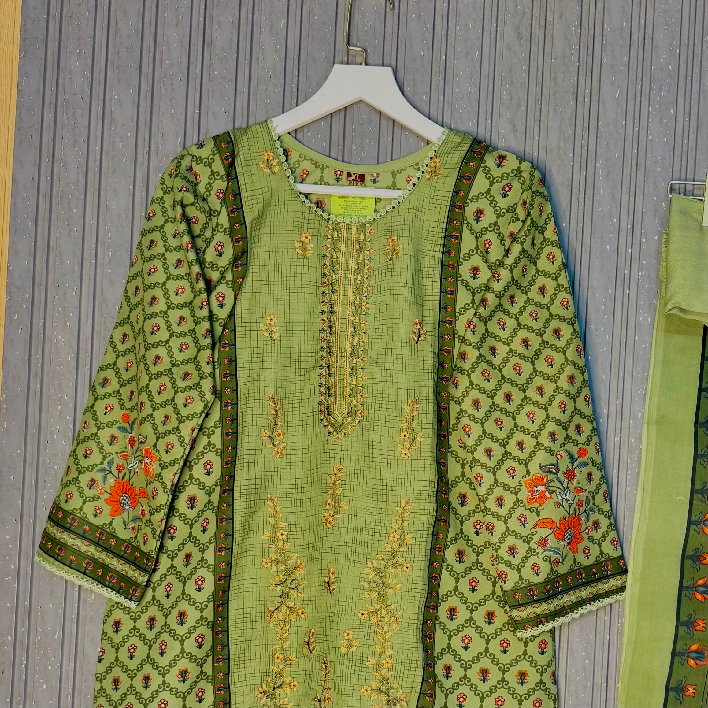 Pakistani cotton lawn suit