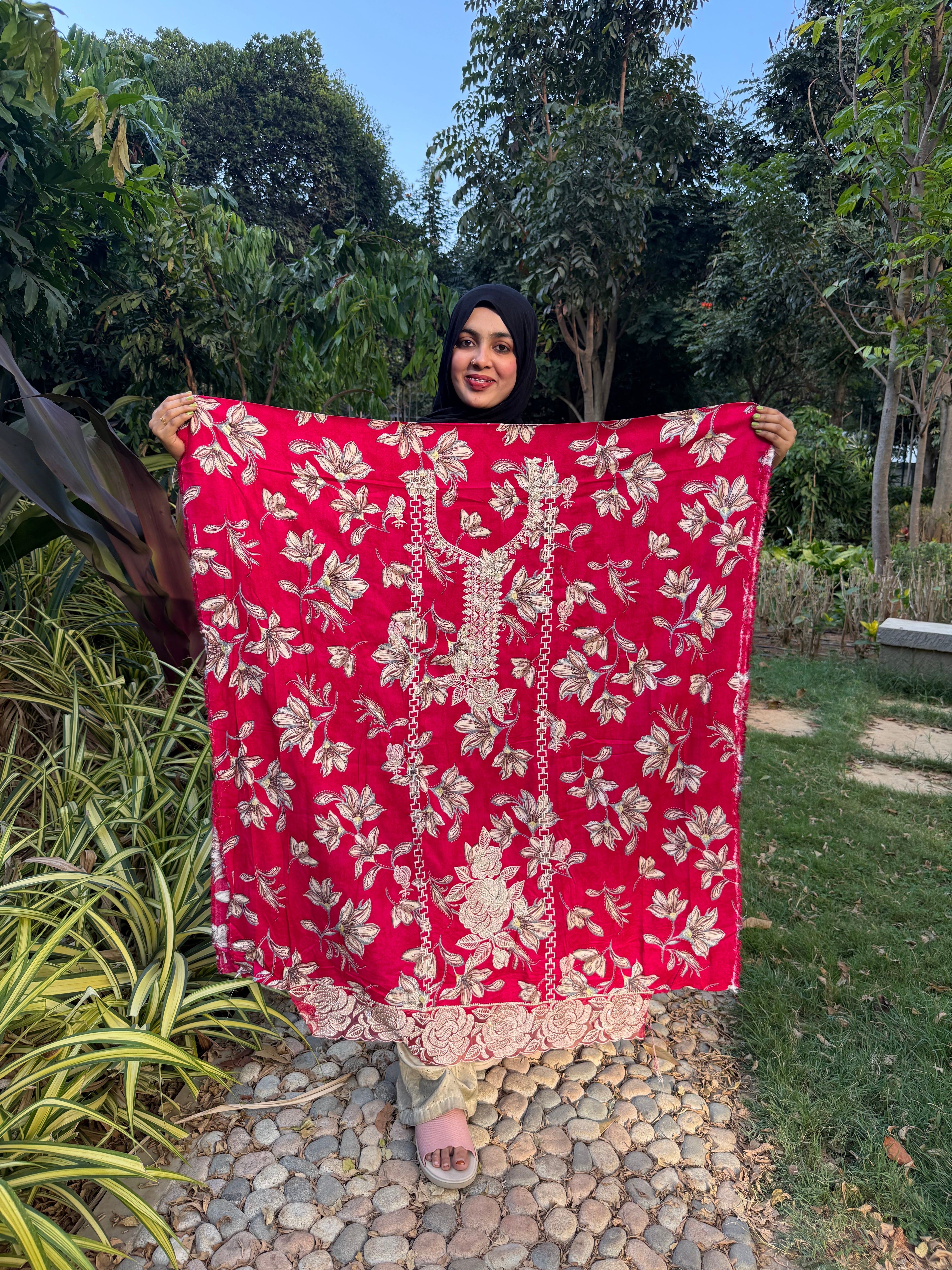 Elviraan Heritage Embroidered Unstitched Suit