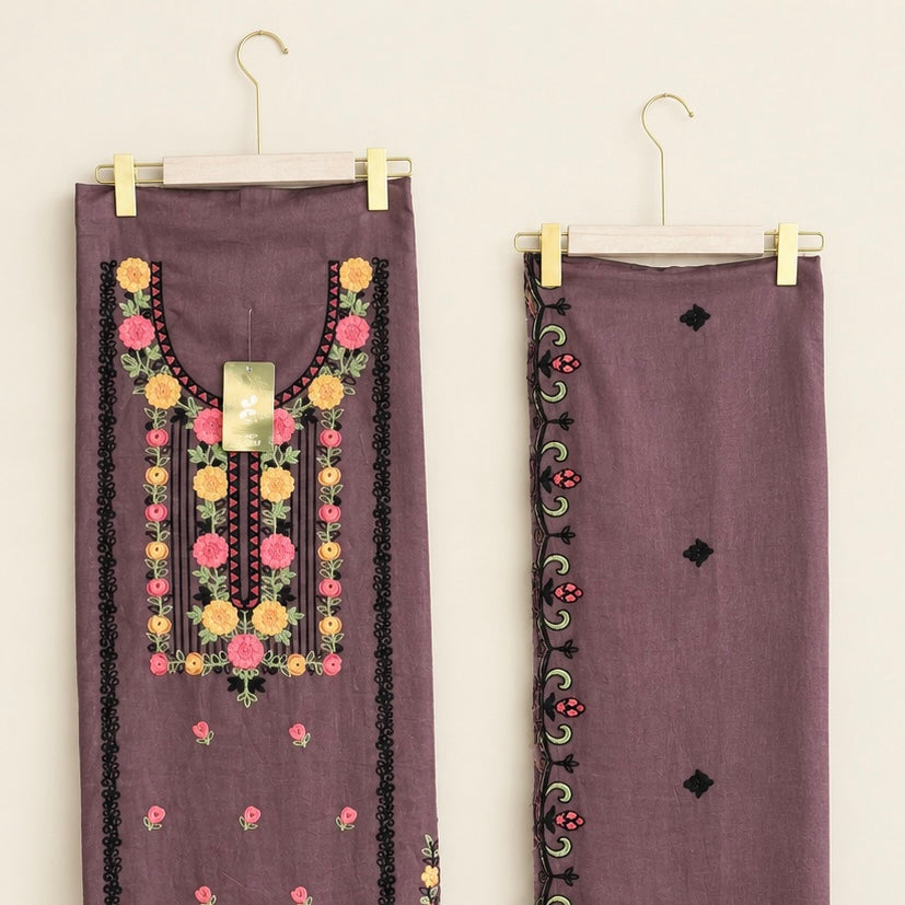 Kashmiri unstitched suit