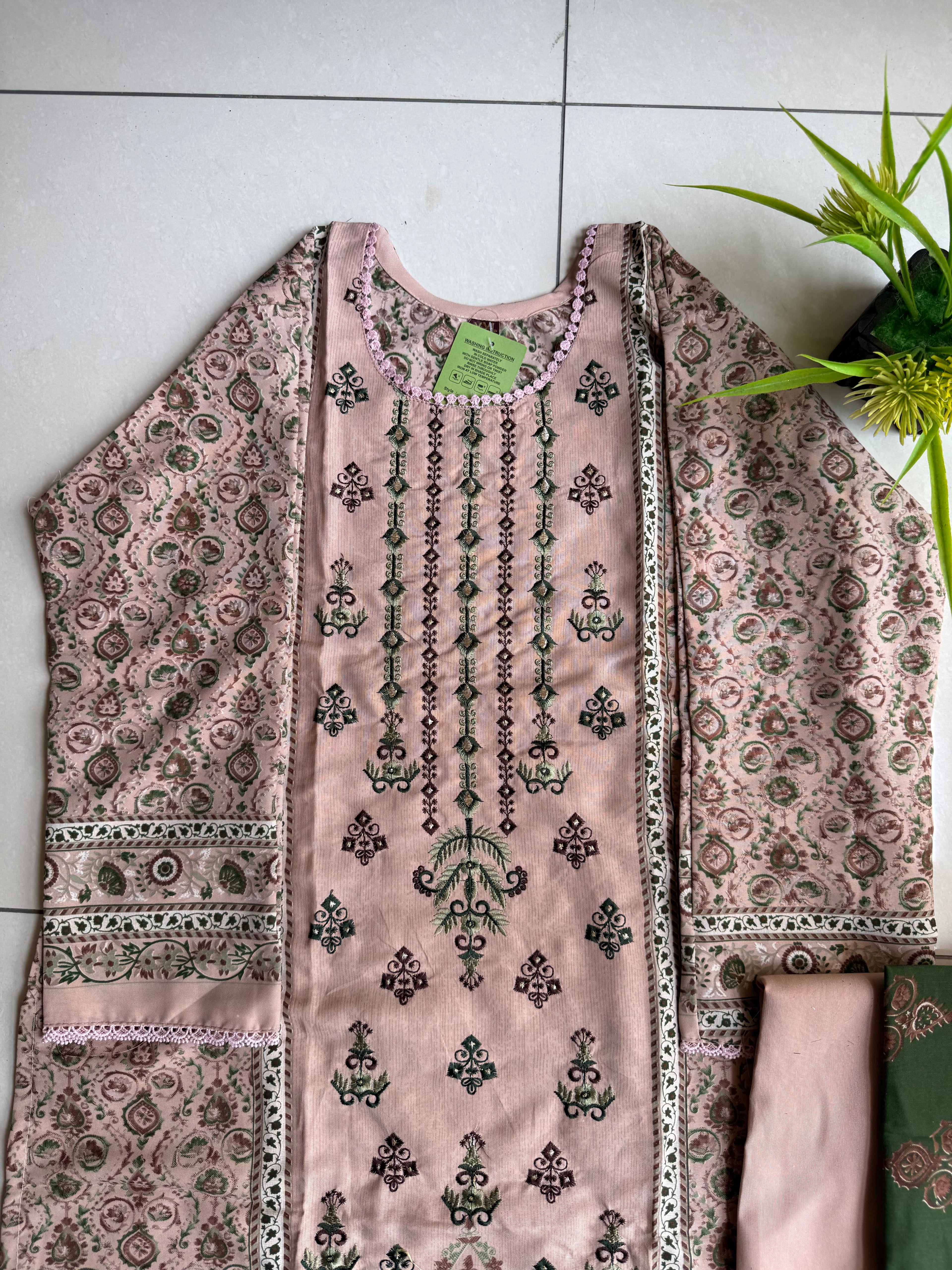 Pakistani cotton lawn suit