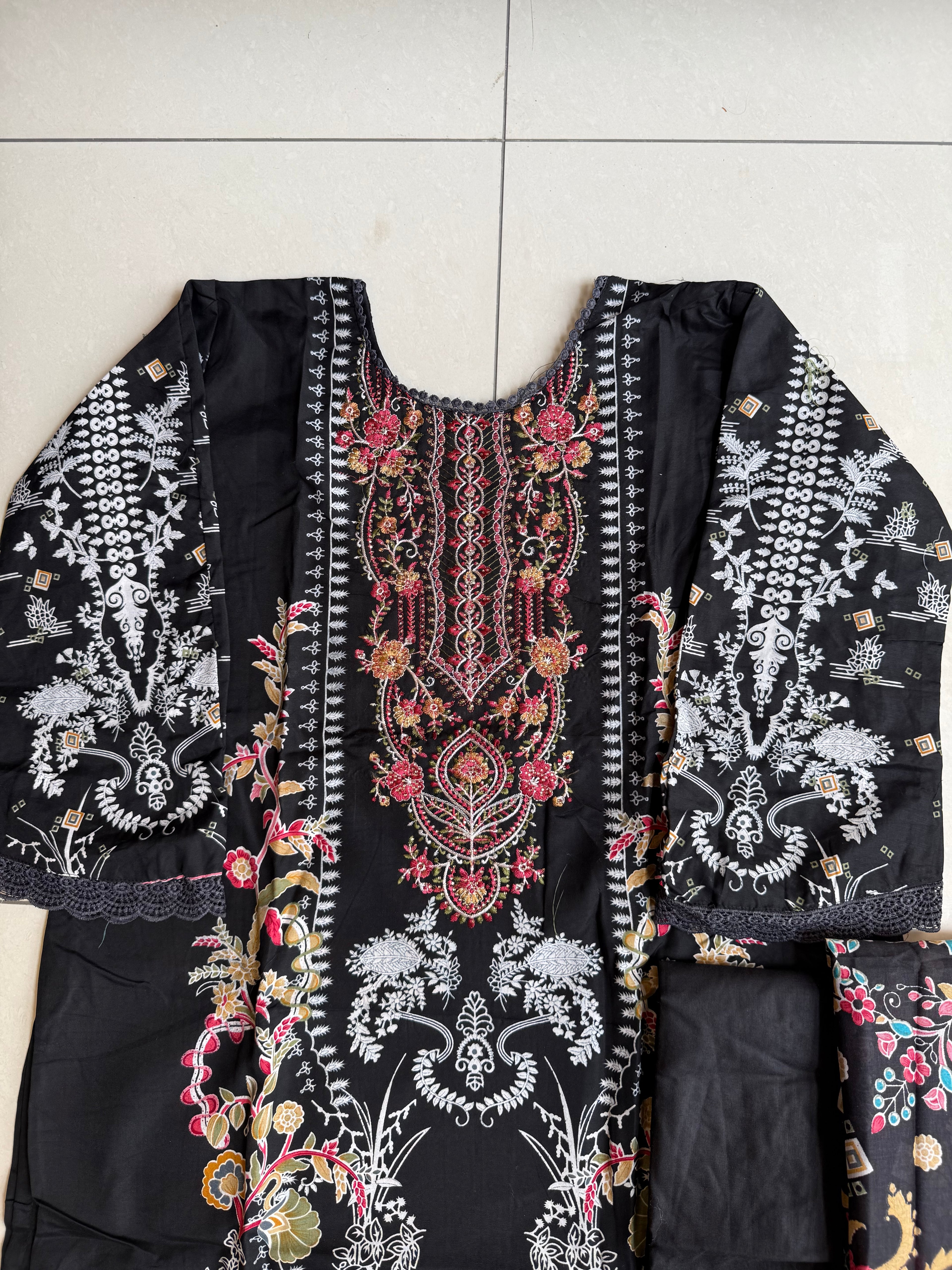 Pakistani cotton lawn suit