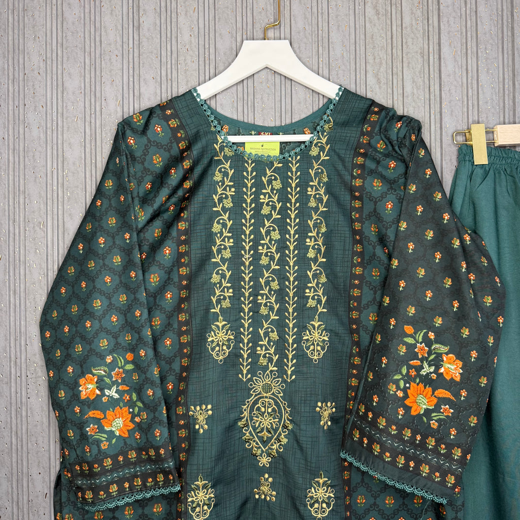 Tuba Pakistani cotton lawn suit
