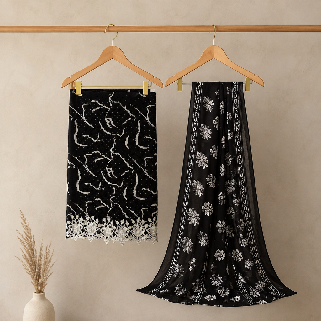 Irha — Premium Rayon Printed Unstitched Suit