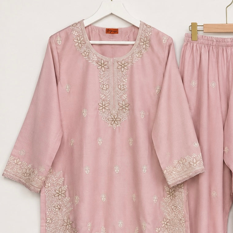 Nameera Soft Embroidered Pakistani Suit Set