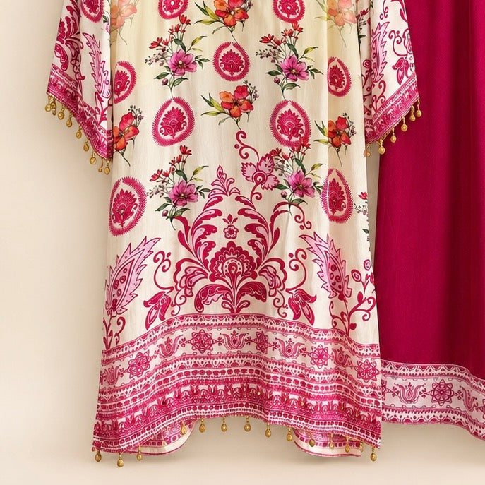 Aabroo — Printed Muslin Crepe 3-Piece Suit