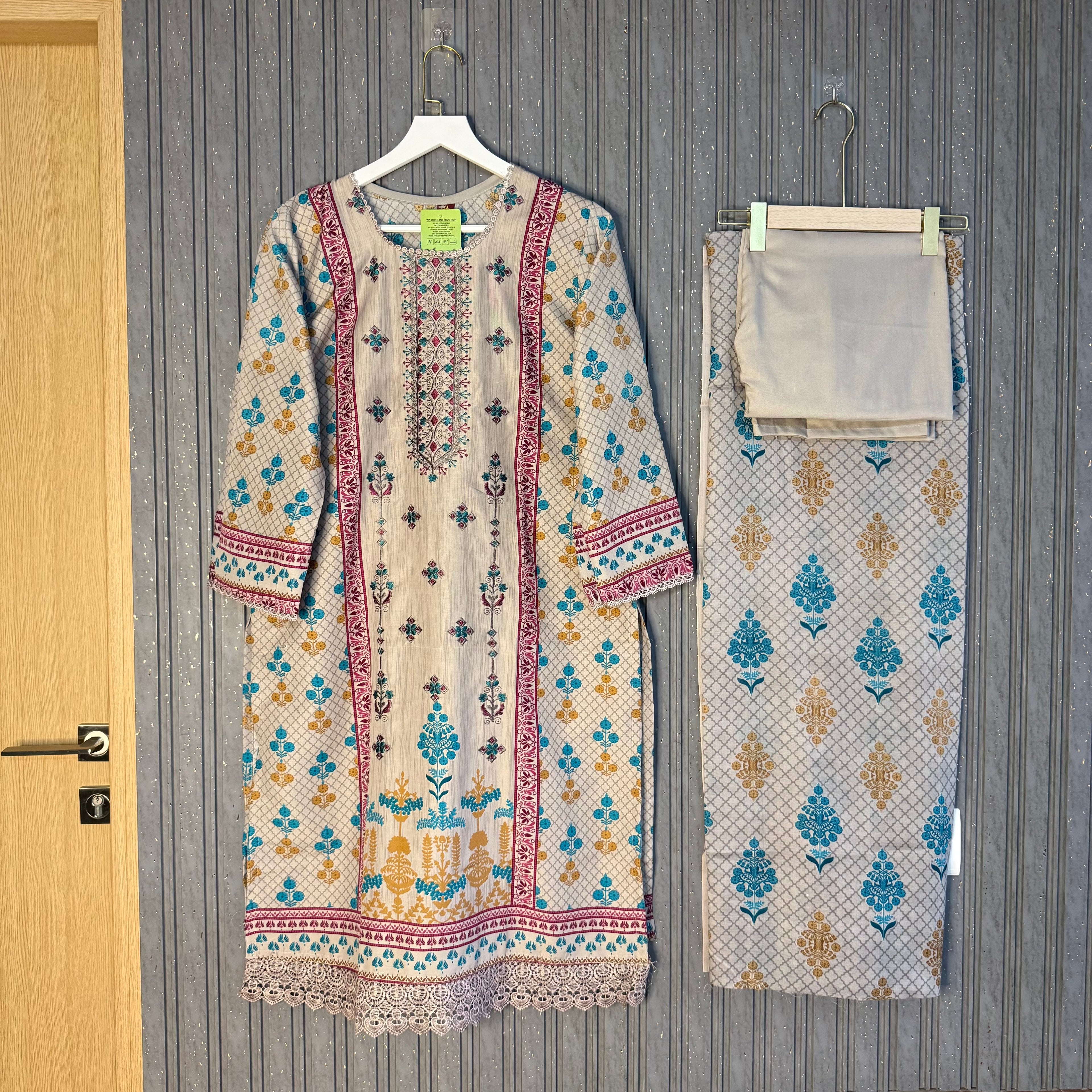 Pakistani cotton lawn suit