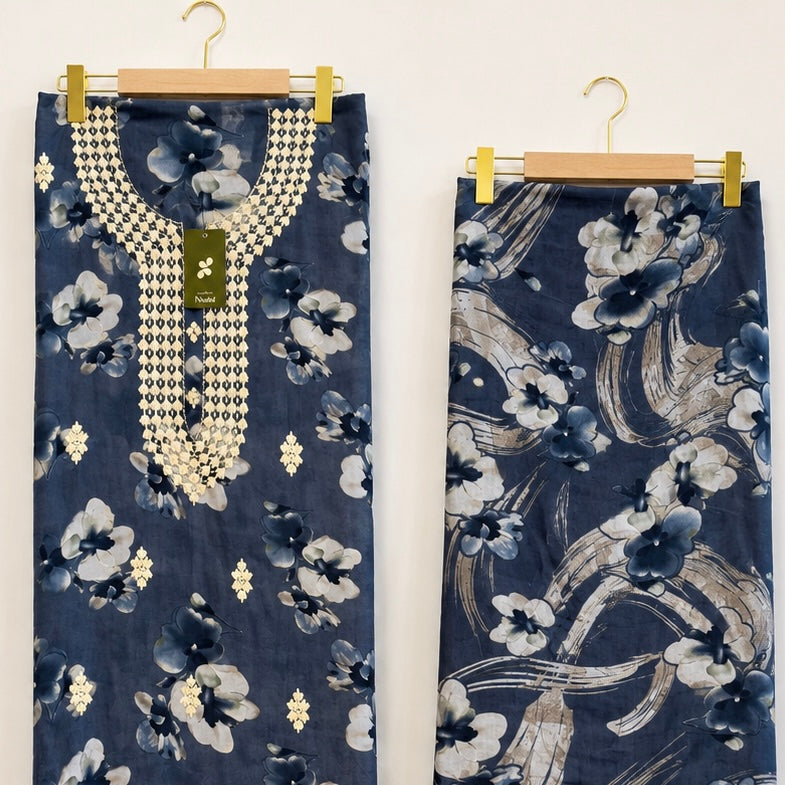 Hoor Unstitched Dress Fabric