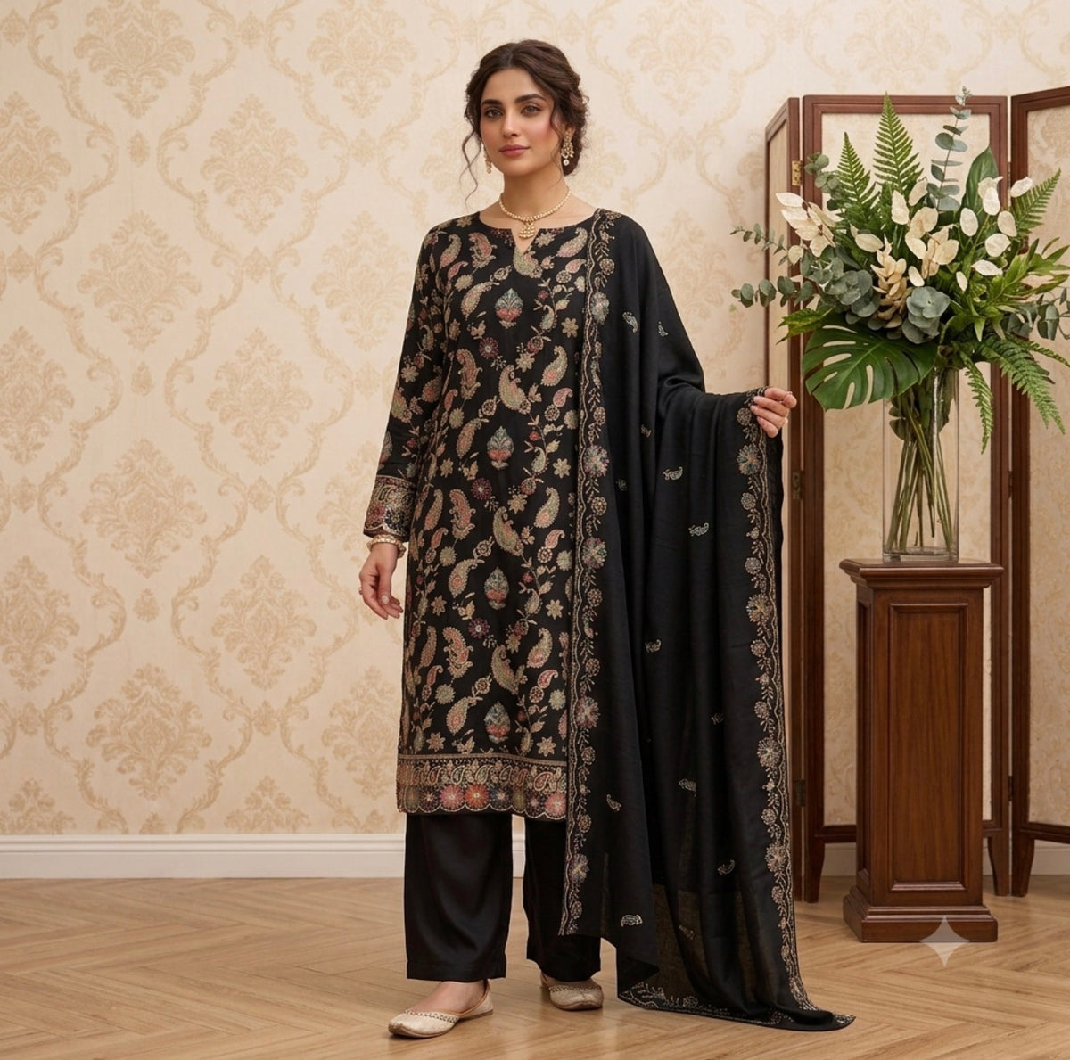 Narmeen Premium Unstitched 3 Piece Luxury Rayon Collection