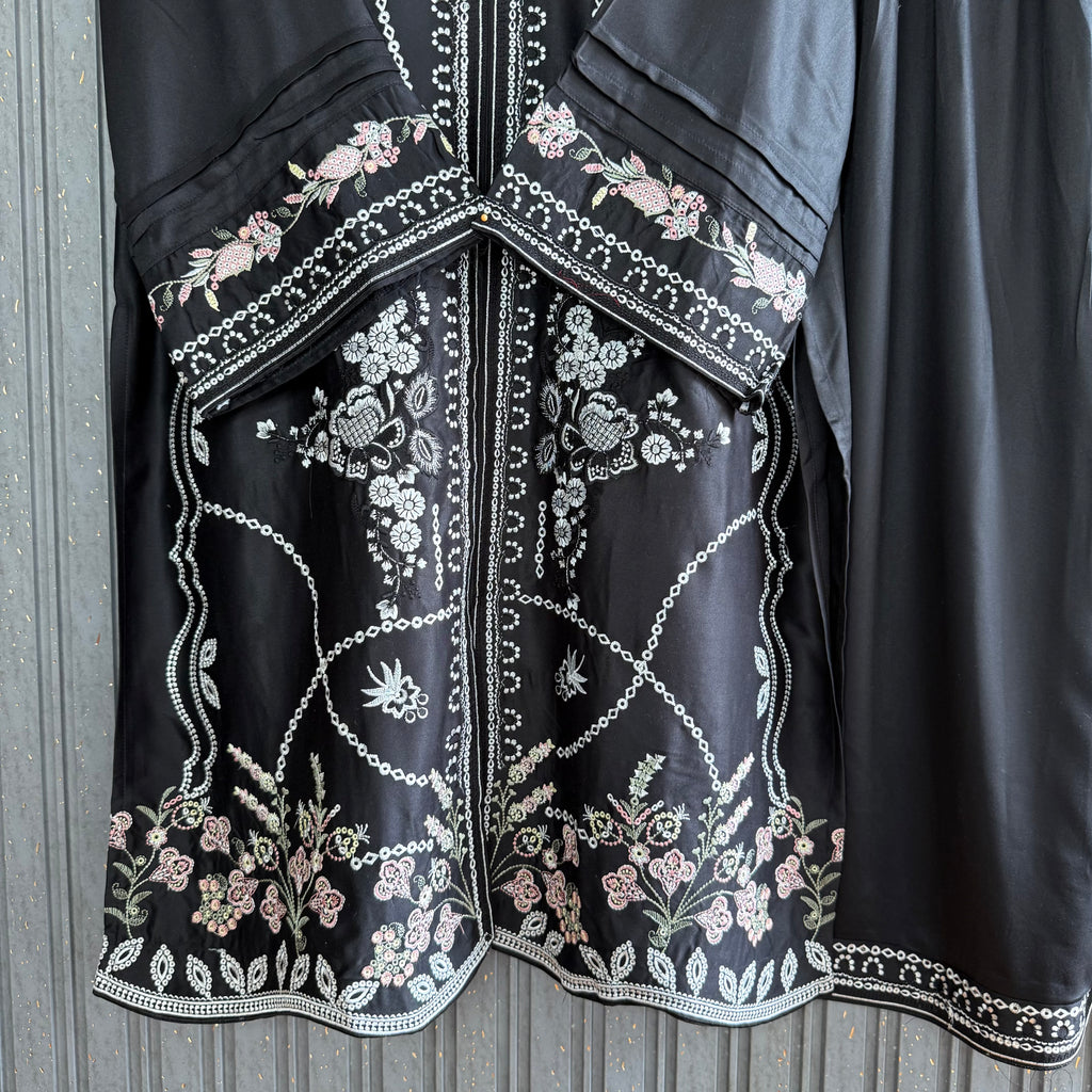 Jahanara black palazzo set