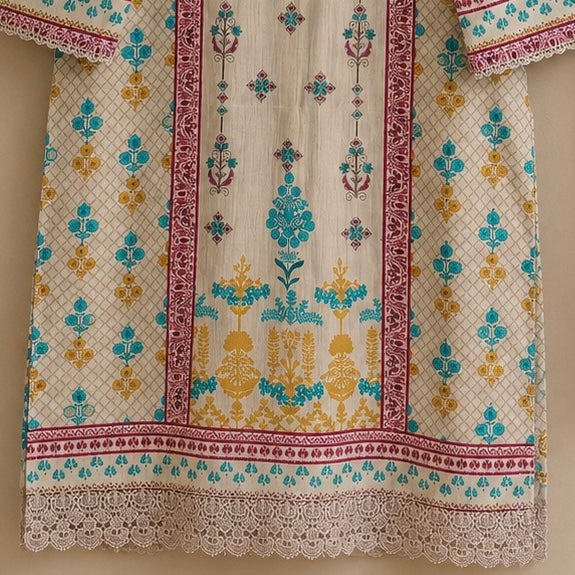 Pakistani cotton lawn suit