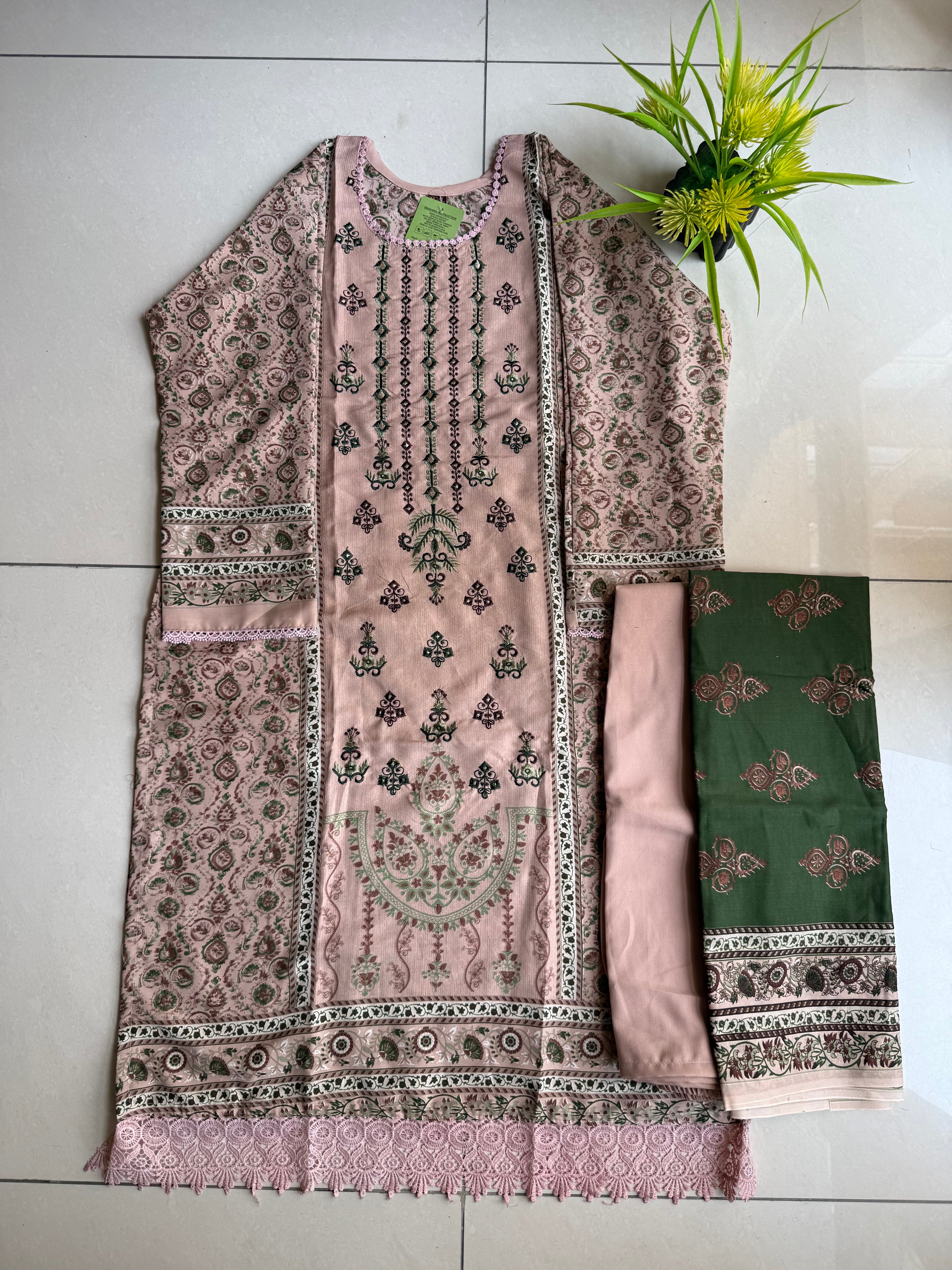 Pakistani cotton lawn suit