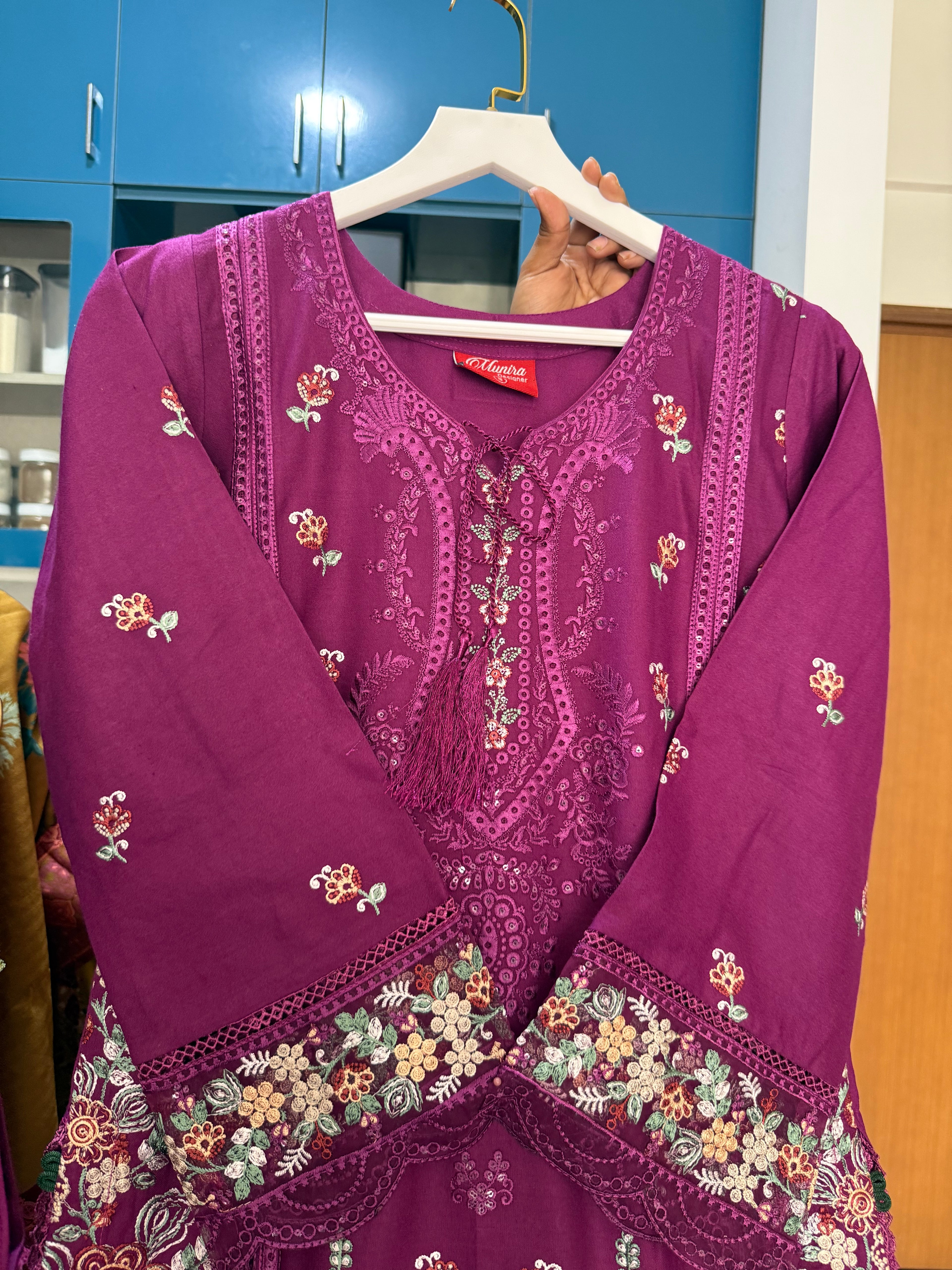 Munira Designer | Deep Plum Elegance