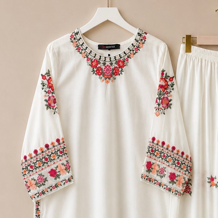 Kohinoor Floral Palazzo Pakistani suit