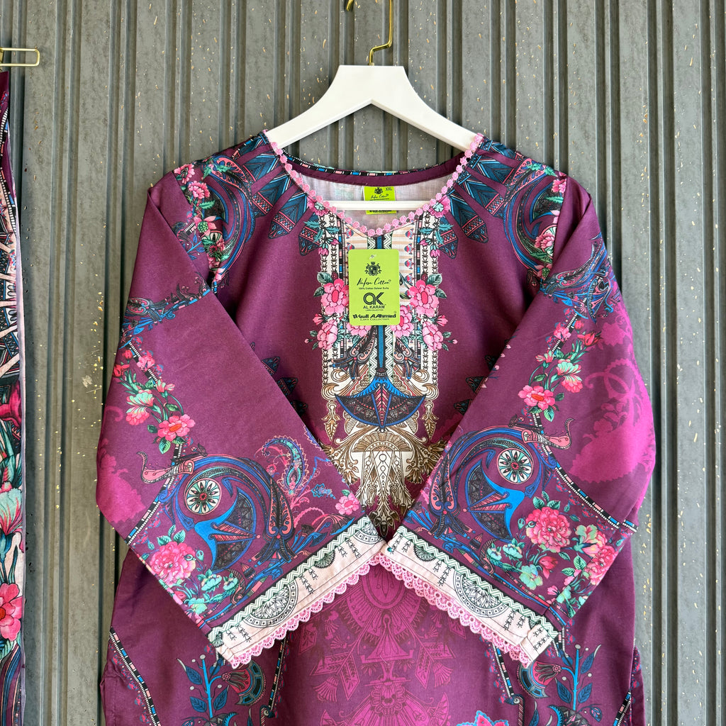 Hoorain Pakistani cotton suit