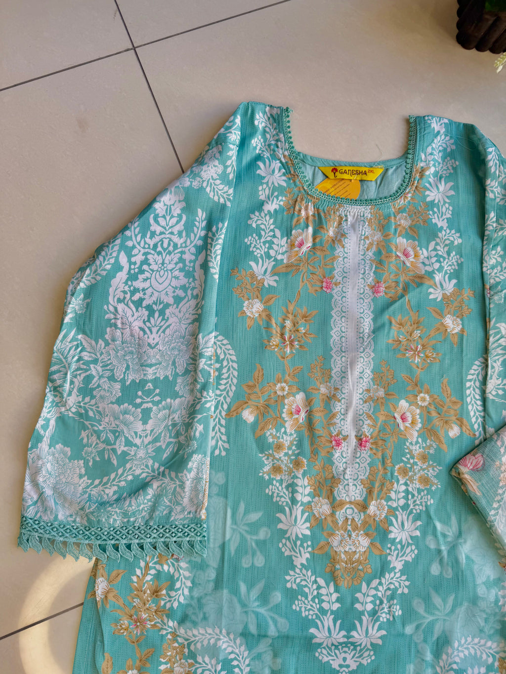 Pakistani cotton lawn suit