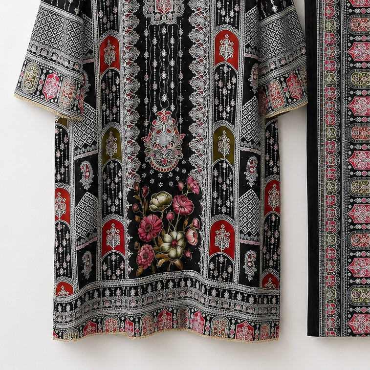 Nawal Saeed Pakistani rayon suit