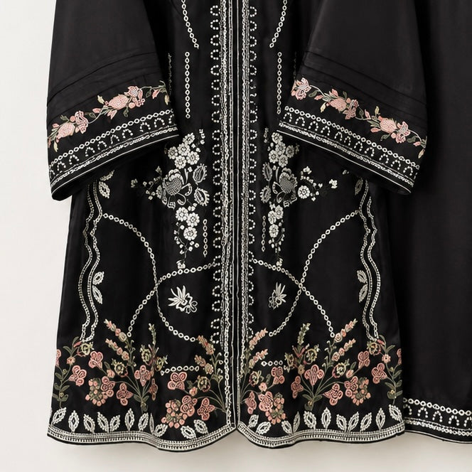 Jahanara black palazzo set