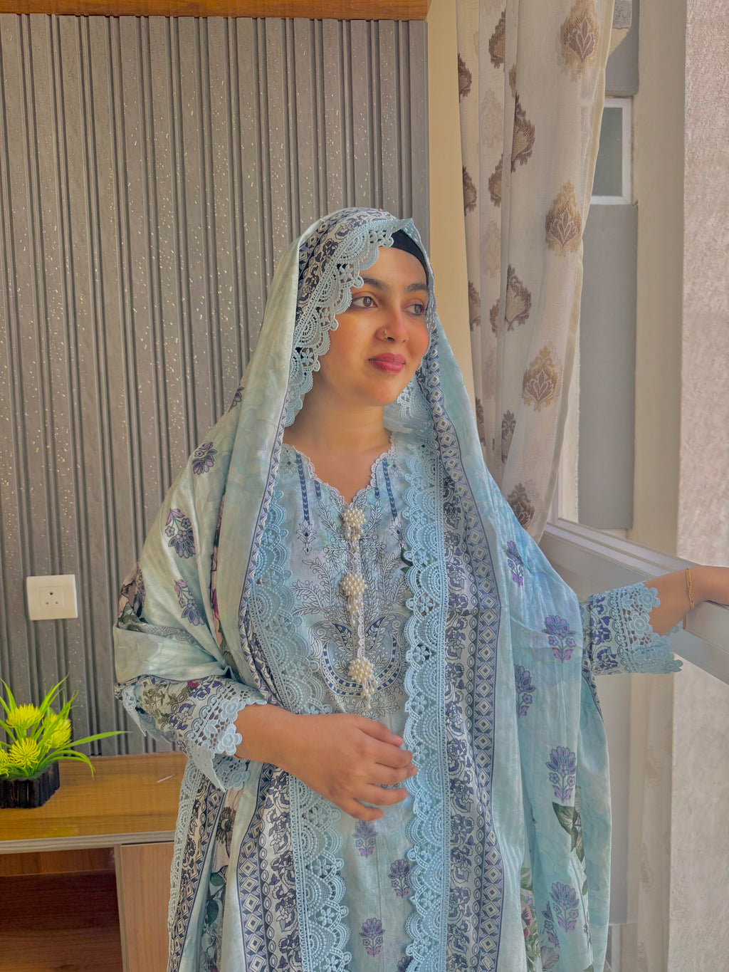 Pakistani Cotton Signature sky blue