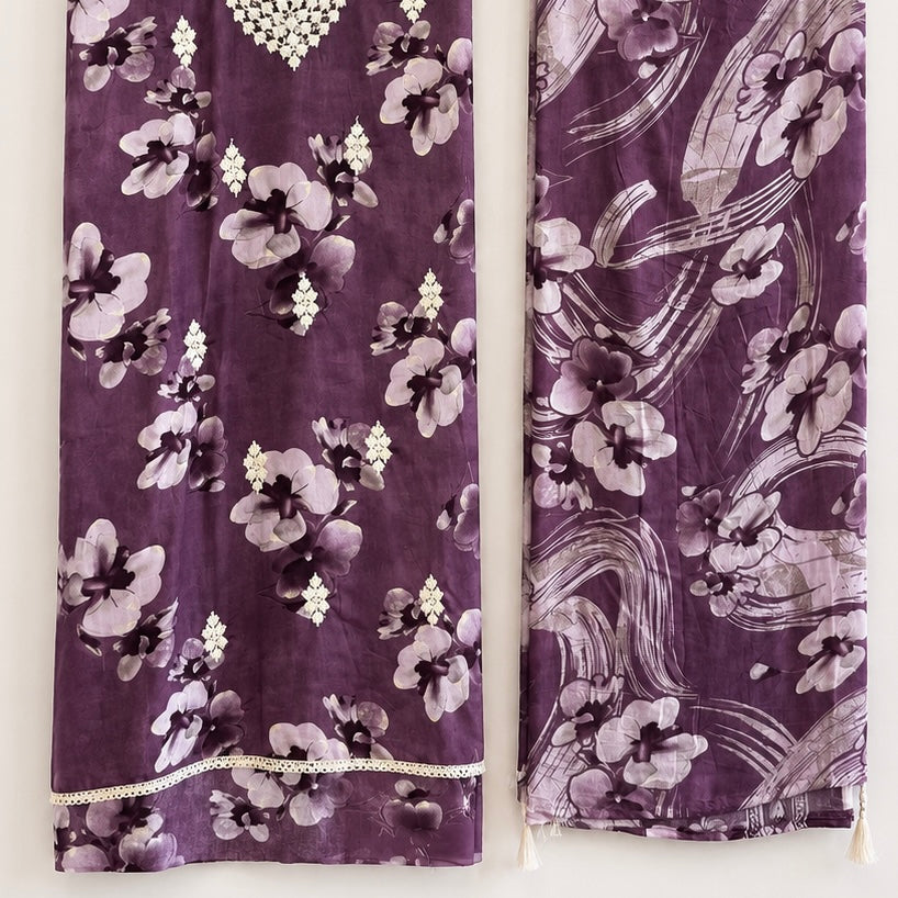 Mehrzaad Unstitched Dress Fabric