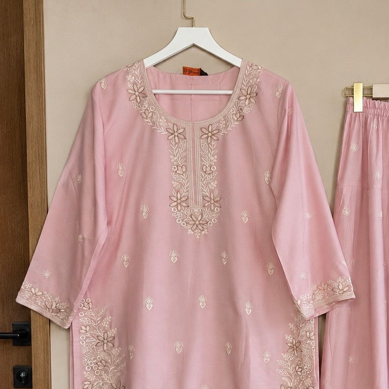 Nameera Soft Embroidered Pakistani Suit Set