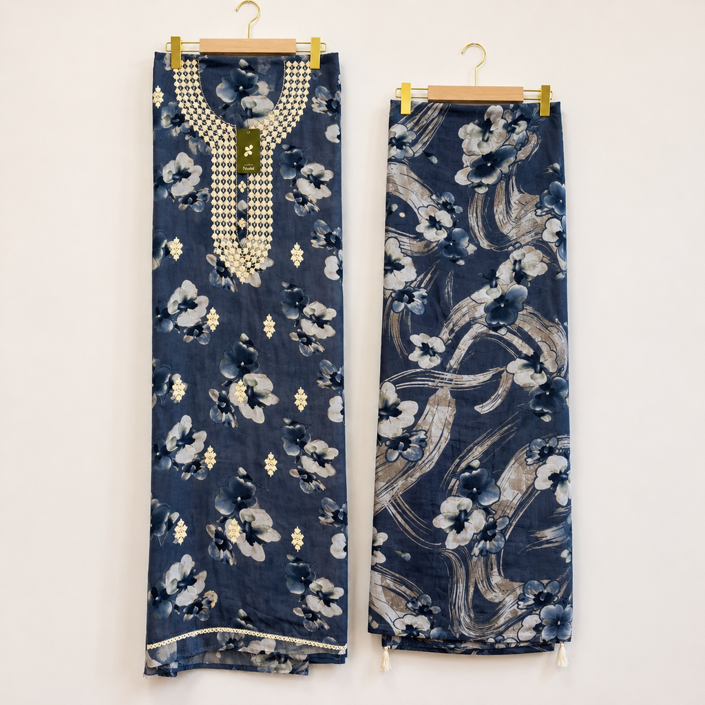 Hoor Unstitched Dress Fabric