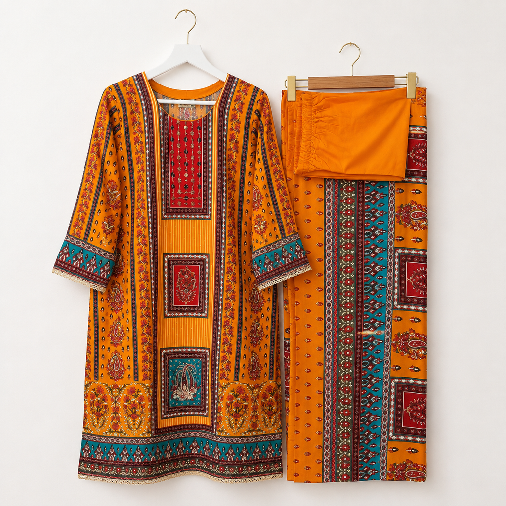 Humaima Pakistani rayon suit