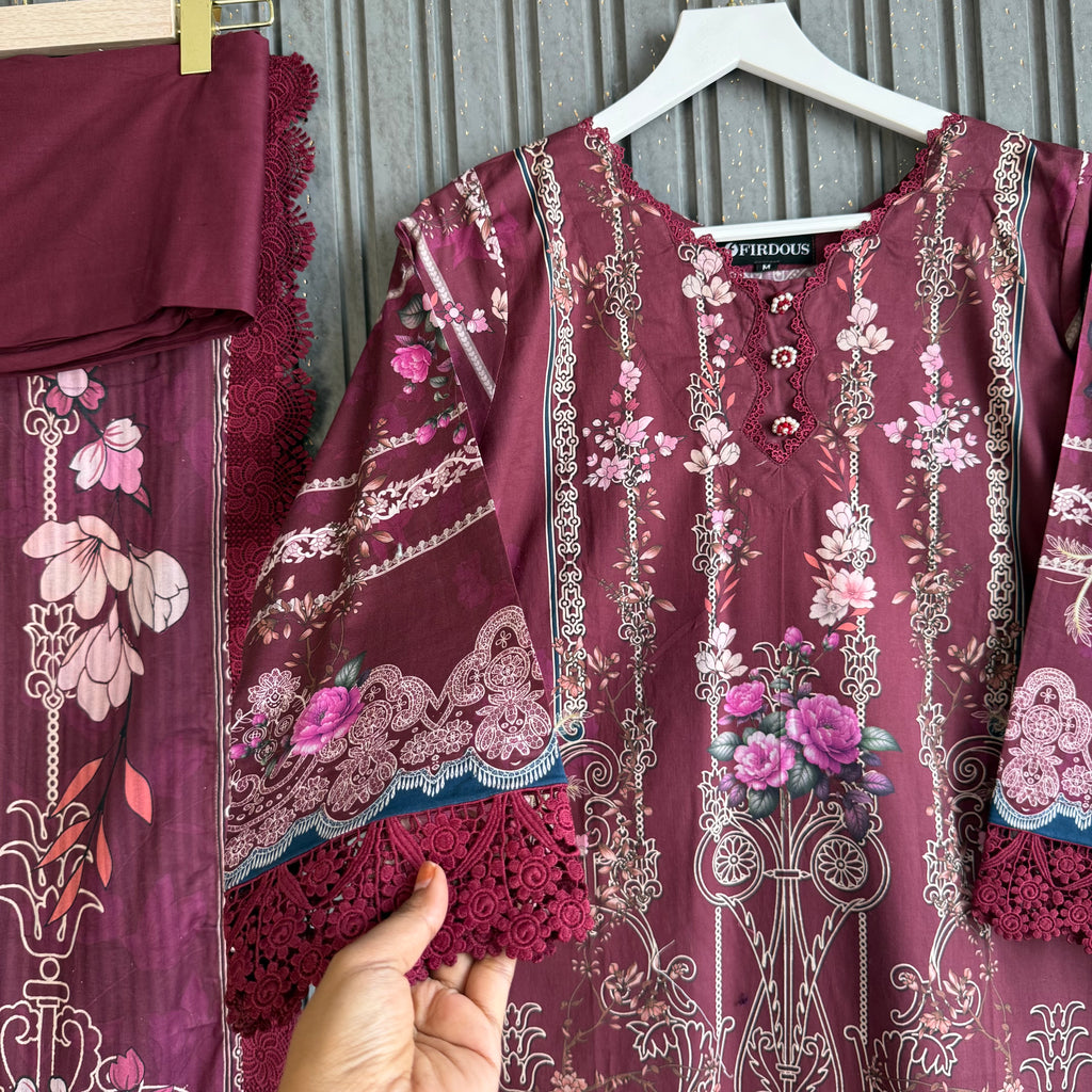 Zenaira Pakistani lawn suit