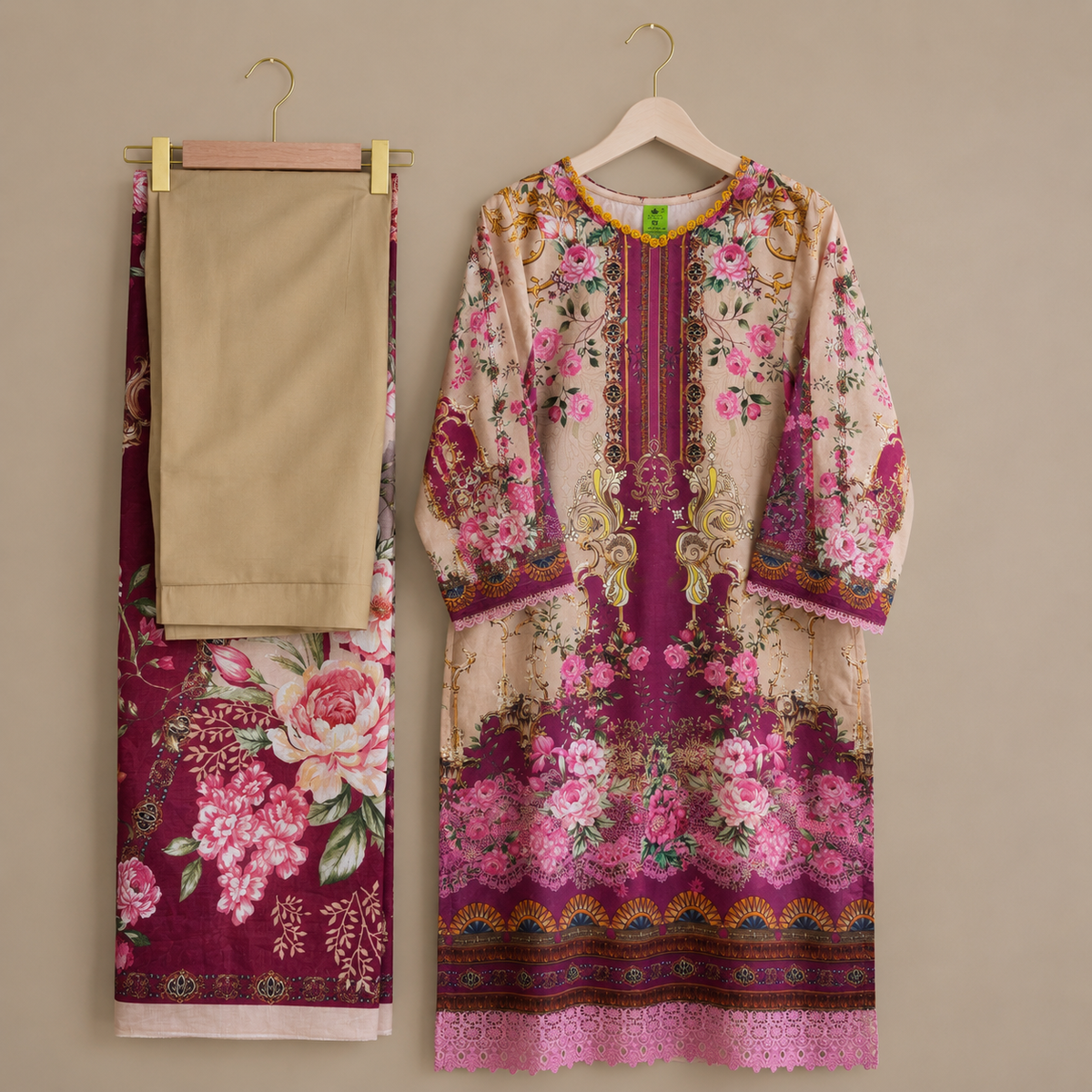 Zimal Pakistani lawn suit