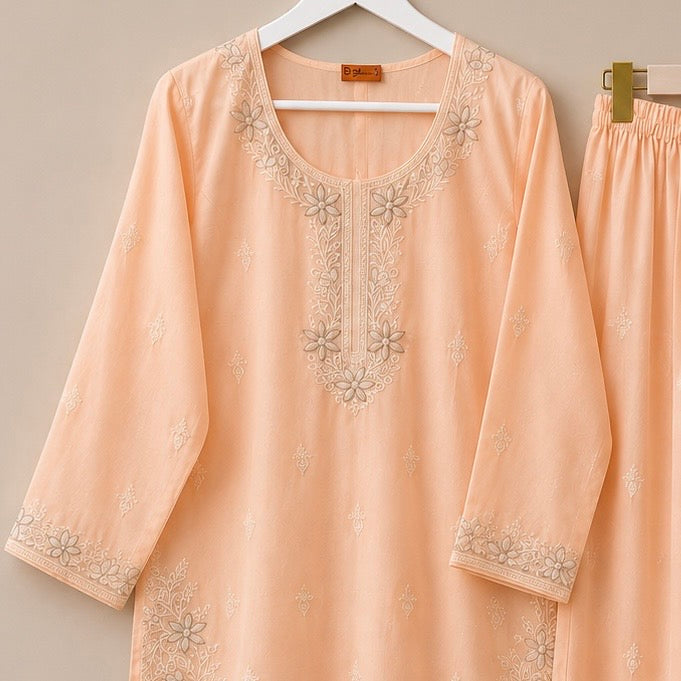 Nameera Soft Embroidered Pakistani Suit Set
