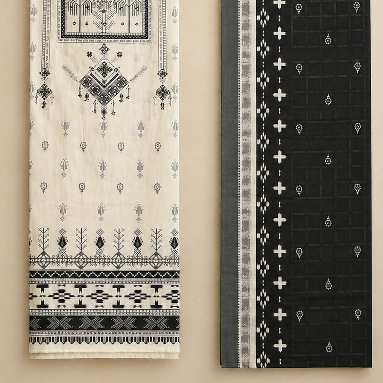 Vehrieza Pure Cotton Unstitched Suit