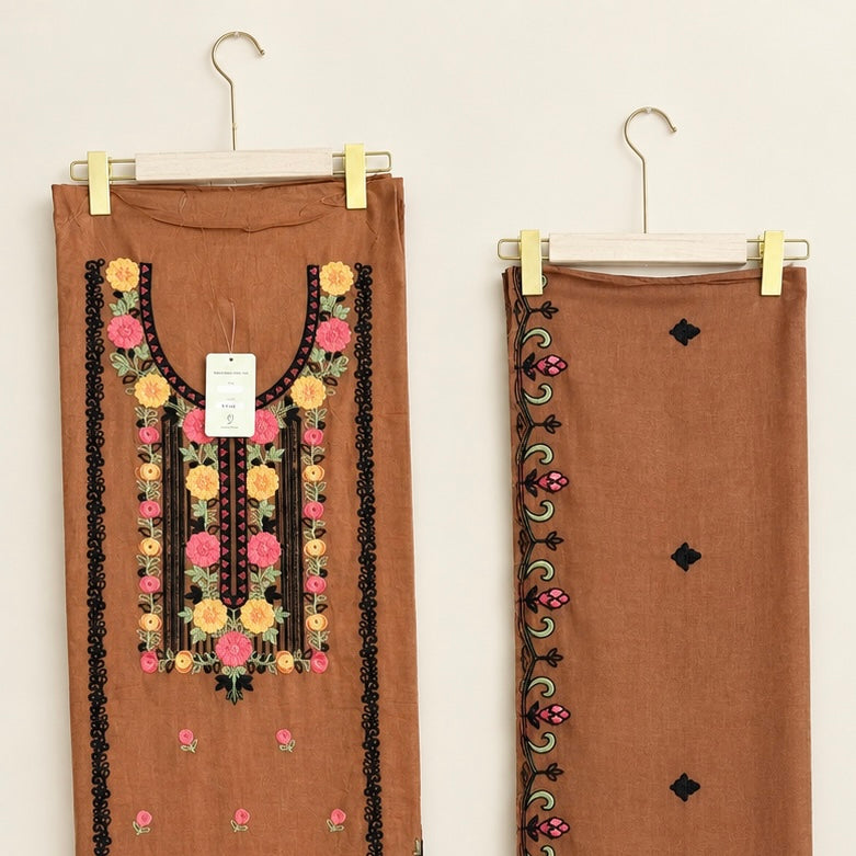 Kashmiri unstitched suit