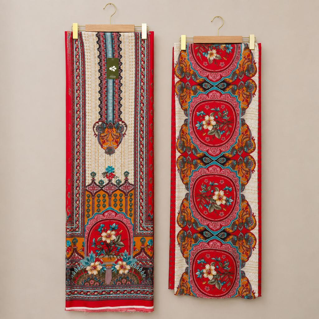 Rubaab Rayon Unstitched Suit Set
