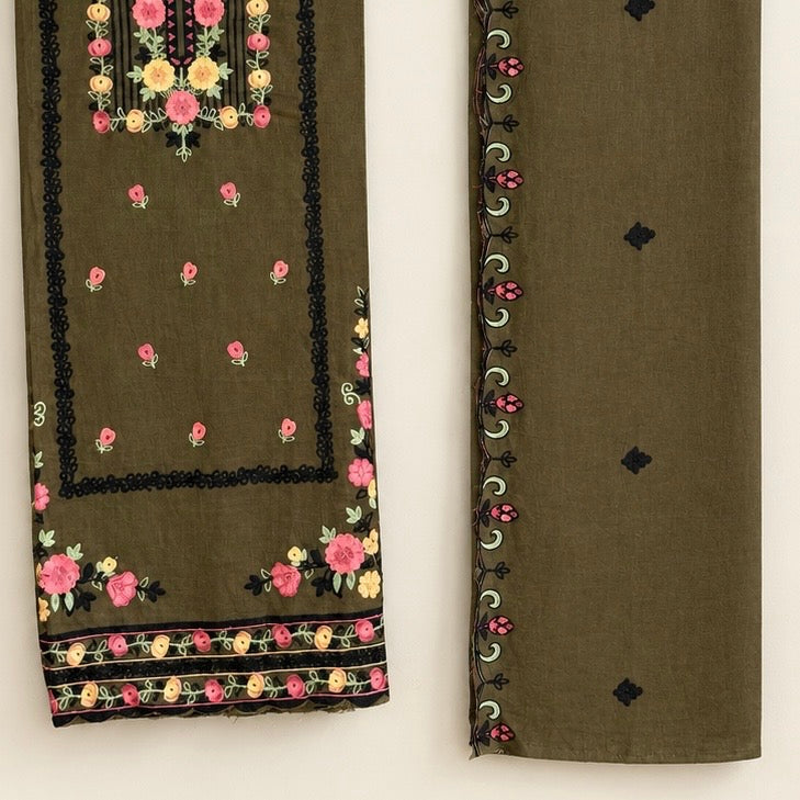 Kashmiri unstitched suit