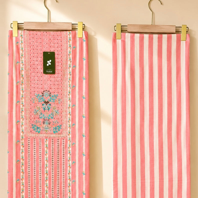 Hamza Pure Cotton Unstitched Suit
