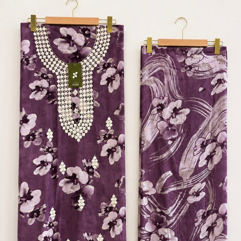 Mehrzaad Unstitched Dress Fabric