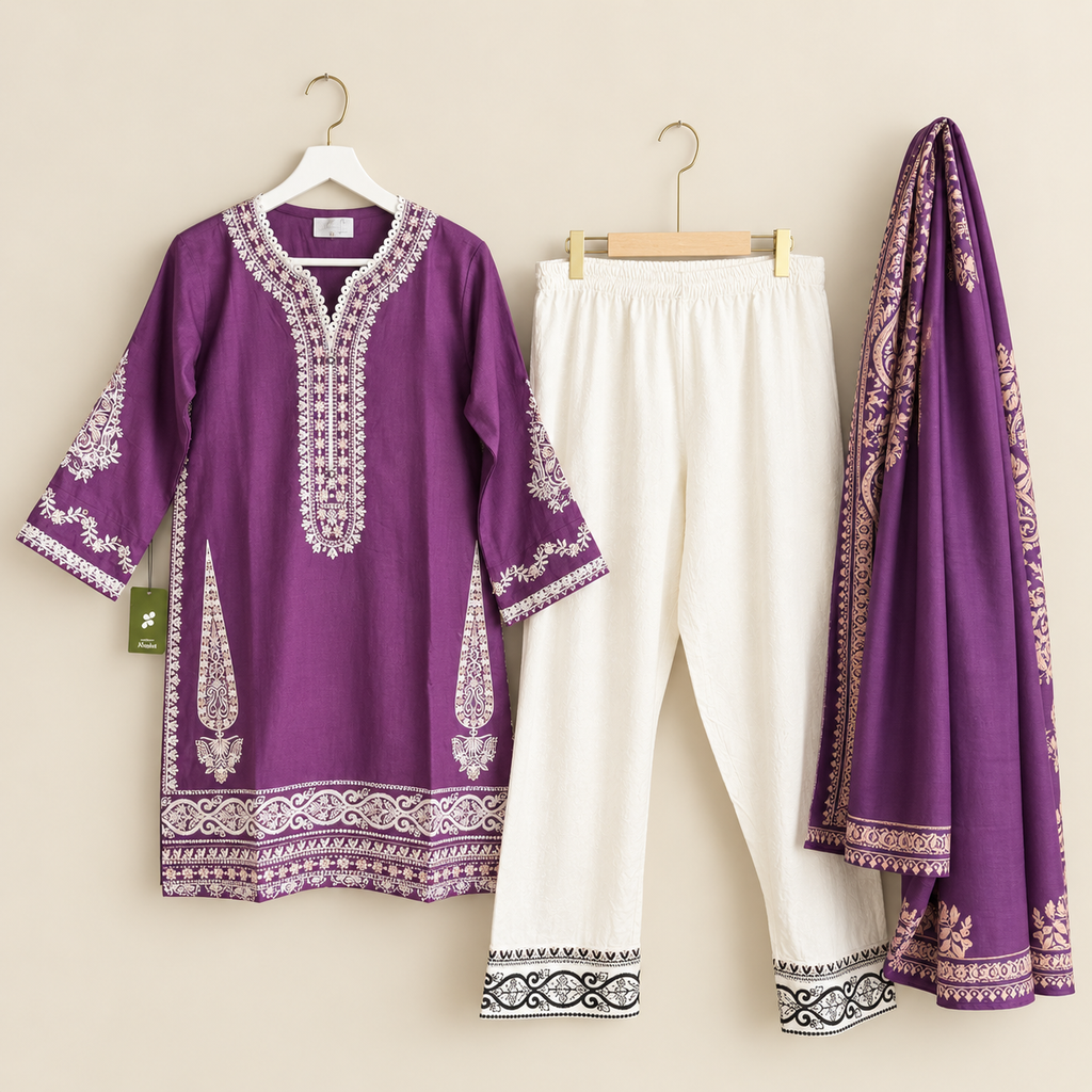 Shaila short Pakistani suit