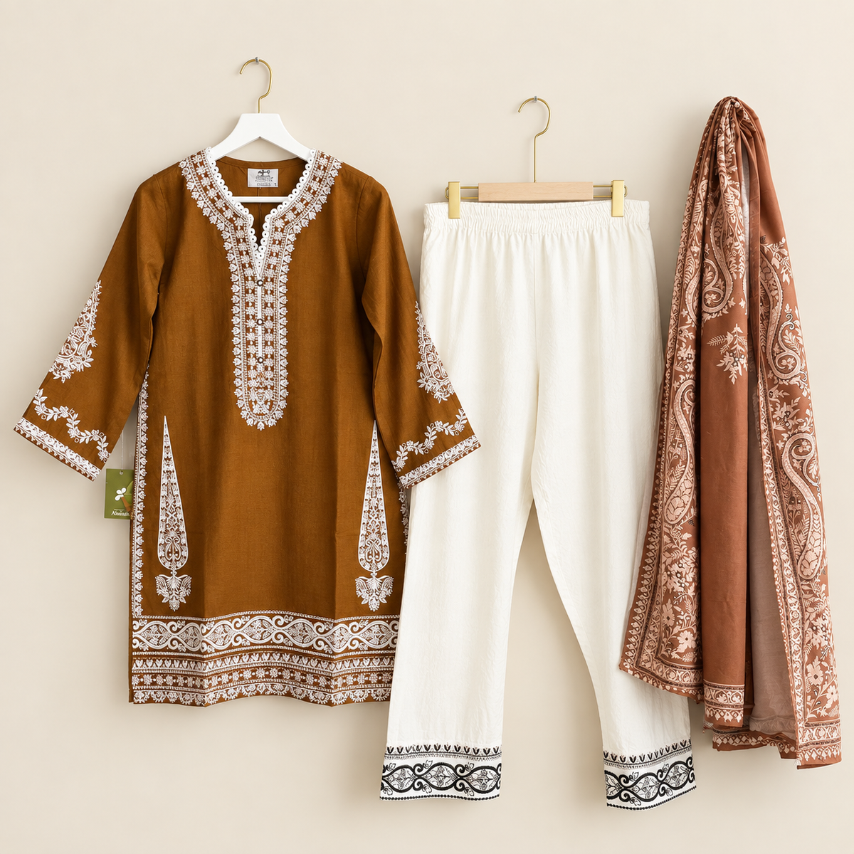 Shaila short Pakistani suit