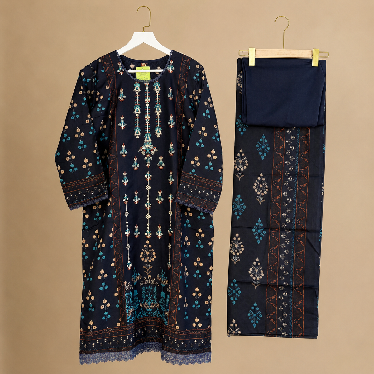 Pakistani cotton lawn suit