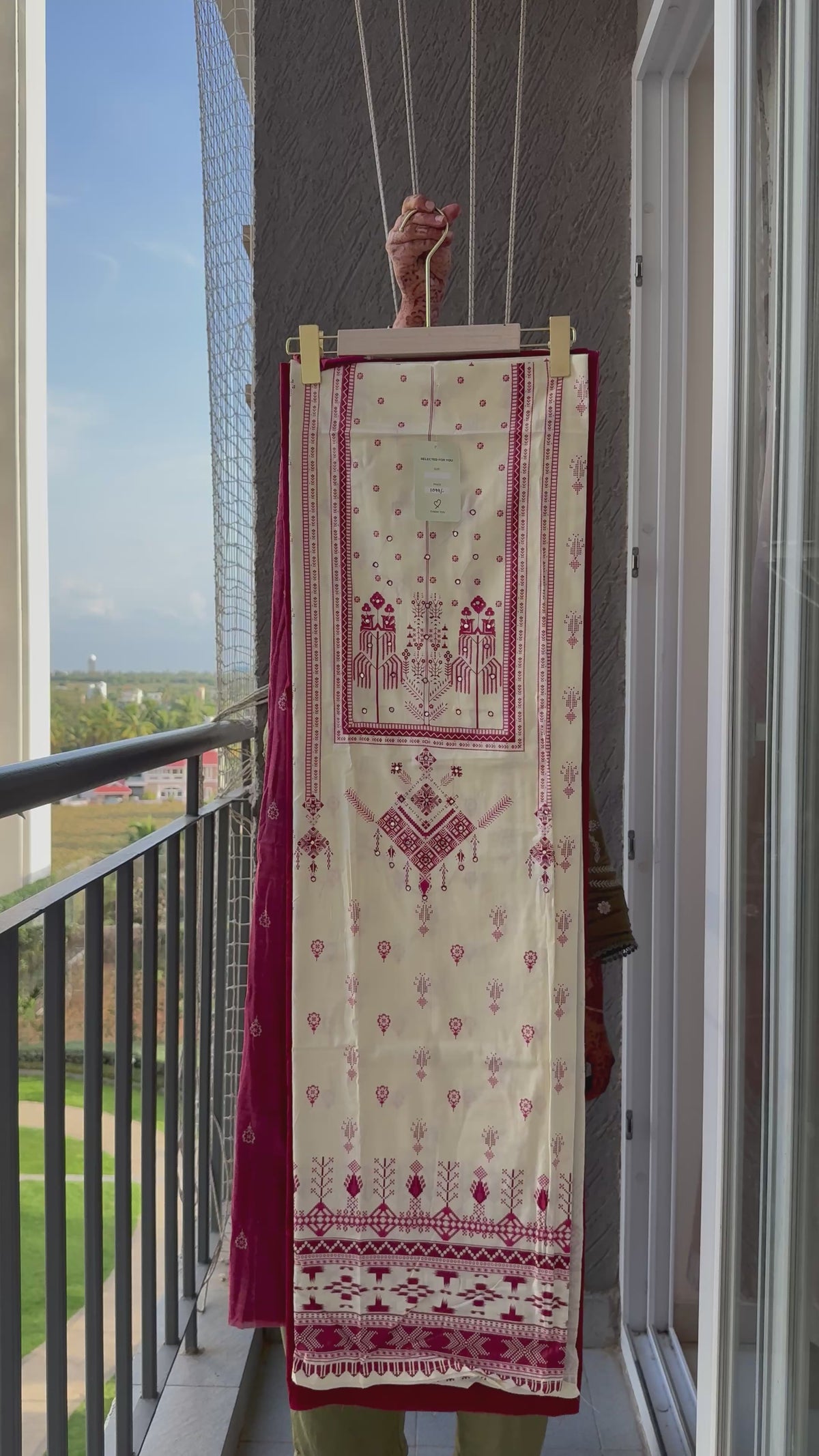 Vehrieza Pure Cotton Unstitched Suit