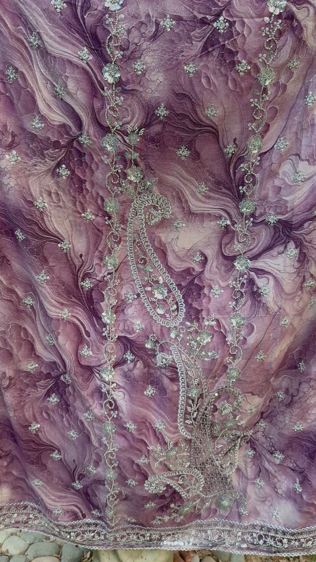 Zarvielle Marble Edit – Premium Unstitched Suit