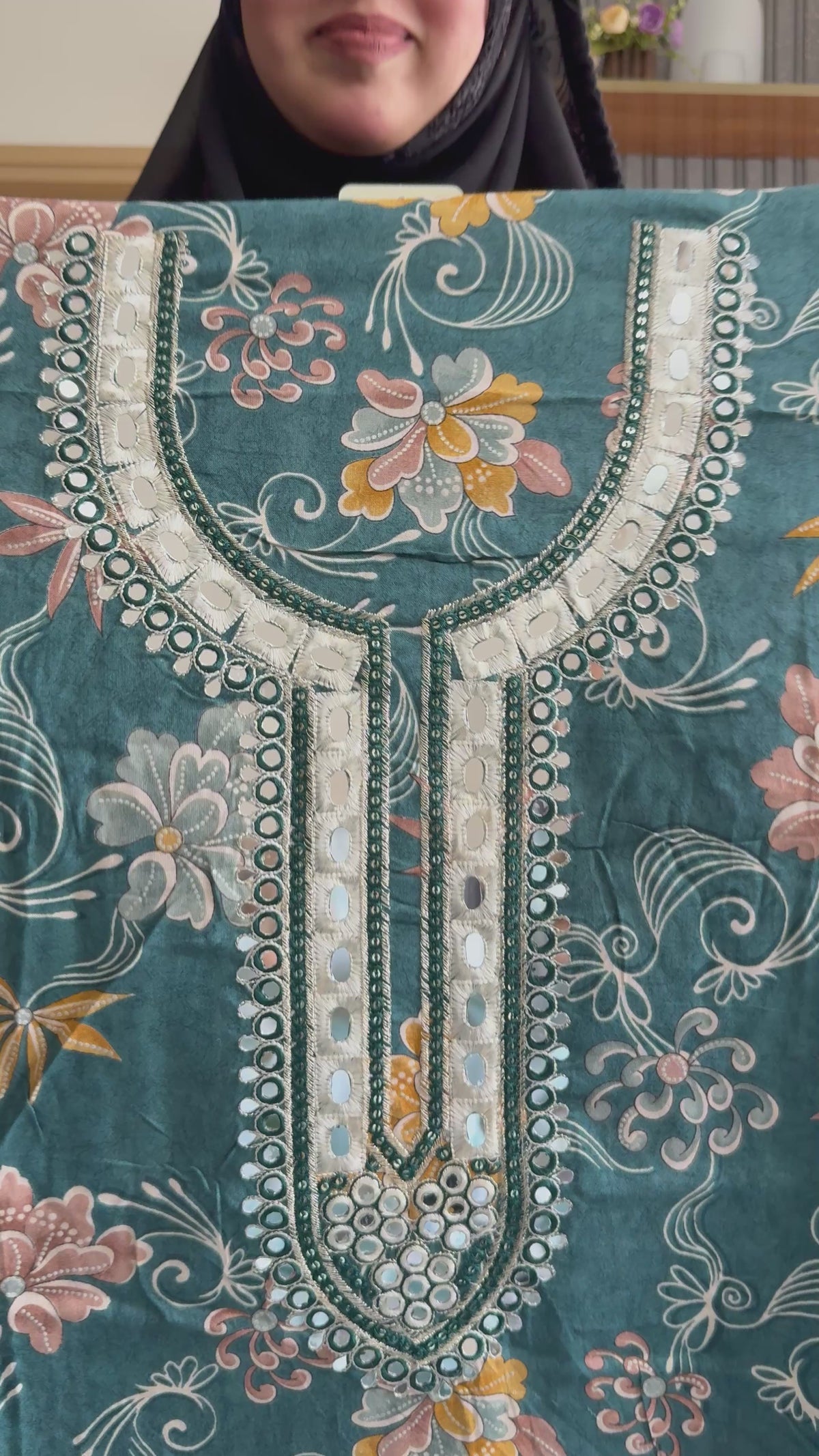 Zohaishi — Rayon Unstitched Premium Suit