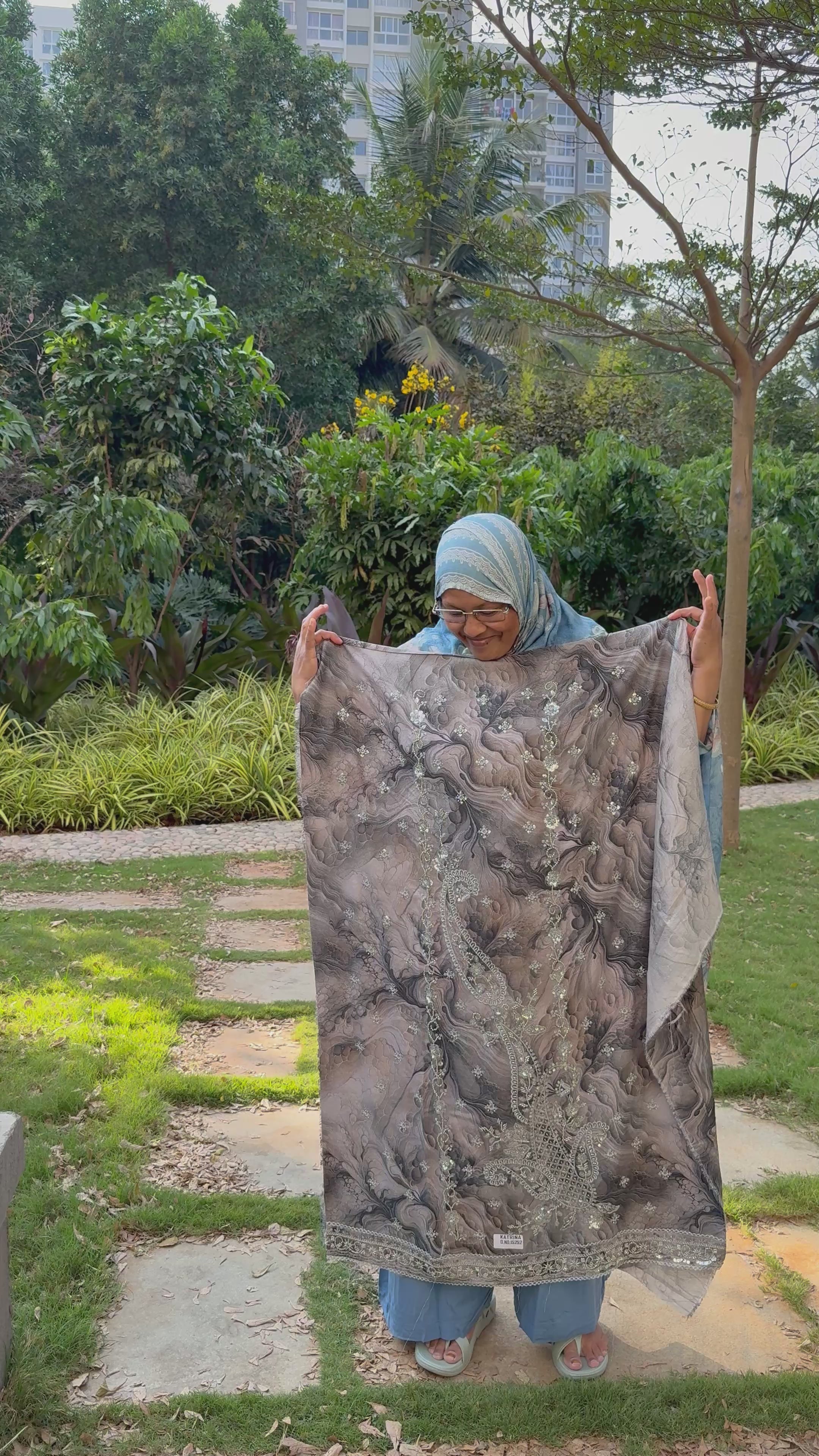 Zarvielle Marble Edit – Premium Unstitched Suit