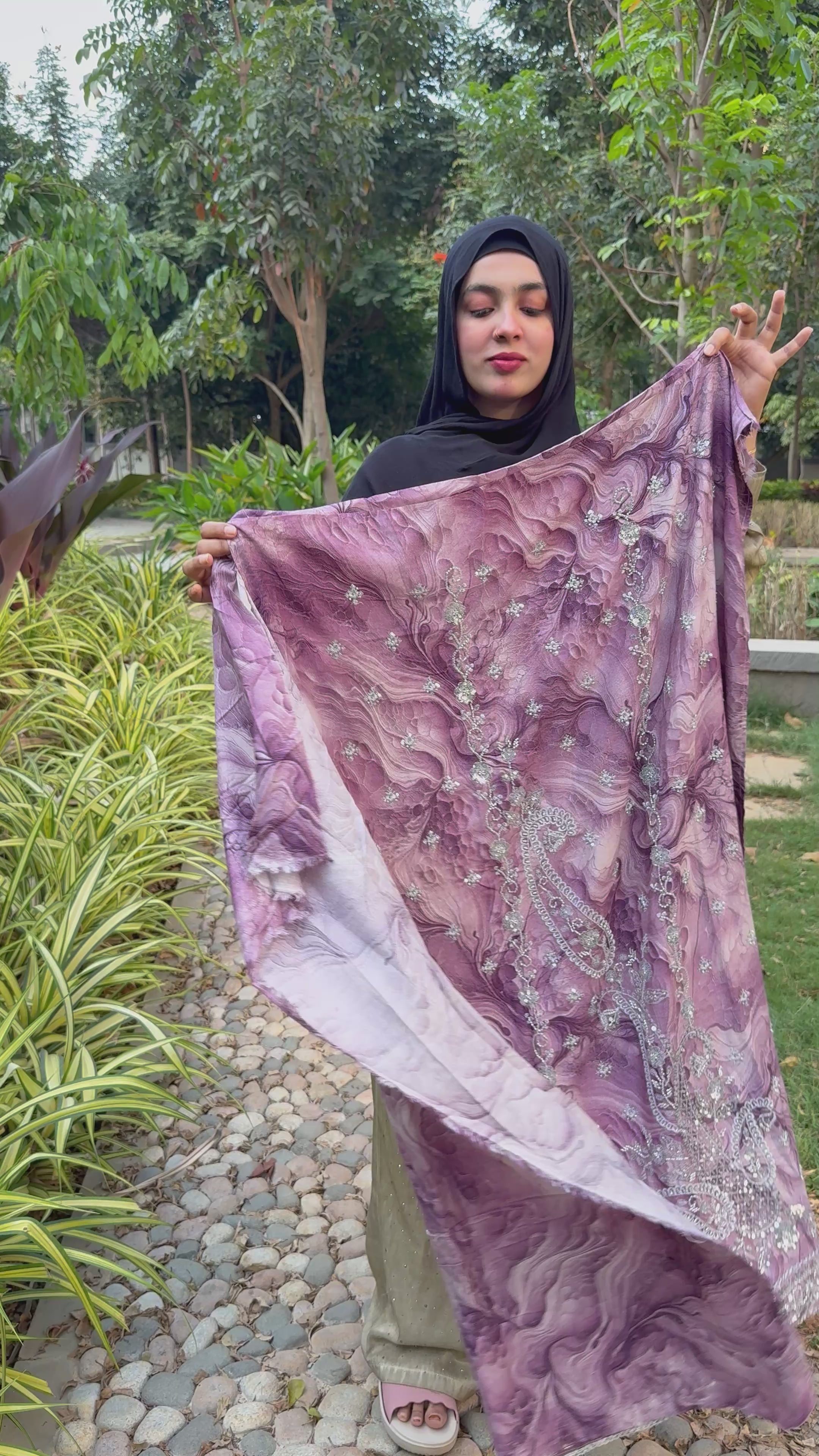 Zarvielle Marble Edit – Premium Unstitched Suit